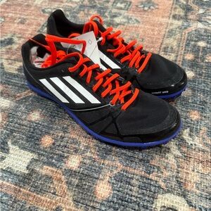 Adidas Black and Red Sprint Shoes
